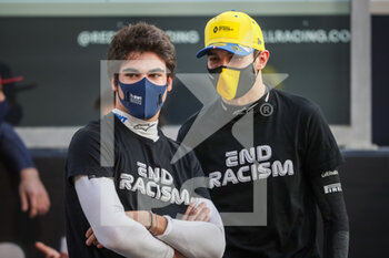 2020-12-13 - STROLL Lance (can), Racing Point F1 RP20, OCON Esteban (fra), Renault F1 Team RS20, portrait during the Formula 1 Etihad Airways Abu Dhabi Grand Prix 2020, from December 11 to 13, 2020 on the Yas Marina Circuit, in Abu Dhabi - Photo Antonin Vincent / DPPI - FORMULA 1 ETIHAD AIRWAYS ABU DHABI GRAND PRIX 2020 - SUNDAY - FORMULA 1 - MOTORS