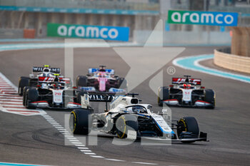 2020-12-13 - 63 RUSSELL George (gbr), Williams Racing F1 FW43, action during the Formula 1 Etihad Airways Abu Dhabi Grand Prix 2020, from December 11 to 13, 2020 on the Yas Marina Circuit, in Abu Dhabi - Photo Florent Gooden / DPPI - FORMULA 1 ETIHAD AIRWAYS ABU DHABI GRAND PRIX 2020 - SUNDAY - FORMULA 1 - MOTORS