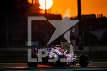 2020-12-13 - STROLL Lance (can), Racing Point F1 RP20, action during the Formula 1 Etihad Airways Abu Dhabi Grand Prix 2020, from December 11 to 13, 2020 on the Yas Marina Circuit, in Abu Dhabi - Photo Florent Gooden / DPPI - FORMULA 1 ETIHAD AIRWAYS ABU DHABI GRAND PRIX 2020 - SUNDAY - FORMULA 1 - MOTORS