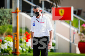 2021-03-11 - STEINER Guenther (ita), Team Principal of Haas F1 team, portrait during the Formula 1 Pre-season testing 2020 from March 12 to 14, 2021 on the Bahrain International Circuit, in Sakhir, Bahrain - Photo Florent Gooden / DPPI - FORMULA 1 PRE-SEASON TESTING 2021 - FORMULA 1 - MOTORS