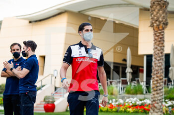 2021-03-11 - GIOVINAZZI Antonio (ita), Alfa Romeo Racing ORLEN C41, portrait during the Formula 1 Pre-season testing 2020 from March 12 to 14, 2021 on the Bahrain International Circuit, in Sakhir, Bahrain - Photo Florent Gooden / DPPI - FORMULA 1 PRE-SEASON TESTING 2021 - FORMULA 1 - MOTORS