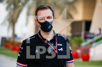 2021-03-11 - ROSSI Laurent (fra), CEO of Alpine, portrait during the Formula 1 Pre-season testing 2020 from March 12 to 14, 2021 on the Bahrain International Circuit, in Sakhir, Bahrain - Photo Florent Gooden / DPPI - FORMULA 1 PRE-SEASON TESTING 2021 - FORMULA 1 - MOTORS