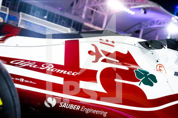 2021-03-11 - Alfa Romeo Racing ORLEN C41, mechanical detail during the Formula 1 Pre-season testing 2020 from March 12 to 14, 2021 on the Bahrain International Circuit, in Sakhir, Bahrain - Photo Florent Gooden / DPPI - FORMULA 1 PRE-SEASON TESTING 2021 - FORMULA 1 - MOTORS