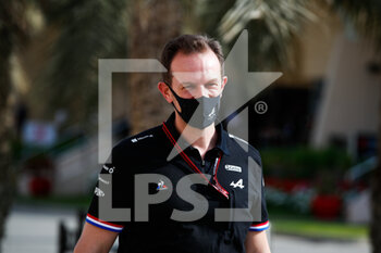 2021-03-12 - ROSSI Laurent (fra), CEO of Alpine, portrait during the Formula 1 Pre-season testing 2020 from March 12 to 14, 2021 on the Bahrain International Circuit, in Sakhir, Bahrain - Photo Florent Gooden / DPPI - FORMULA 1 PRE-SEASON TESTING 2021 - FORMULA 1 - MOTORS