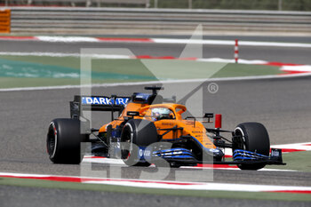 2021-03-12 - 03 RICCIARDO Daniel (aus), McLaren MCL35M, action during the Formula 1 Pre-season testing 2020 from March 12 to 14, 2021 on the Bahrain International Circuit, in Sakhir, Bahrain - Photo DPPI - FORMULA 1 PRE-SEASON TESTING 2021 - FORMULA 1 - MOTORS
