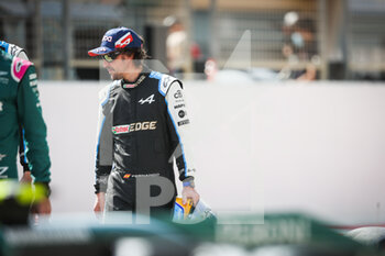 2021-03-12 - ALONSO Fernando (spa), Alpine F1 A521, portrait during the Formula 1 Pre-season testing 2020 from March 12 to 14, 2021 on the Bahrain International Circuit, in Sakhir, Bahrain - Photo Antonin Vincent / DPPI - FORMULA 1 PRE-SEASON TESTING 2021 - FORMULA 1 - MOTORS