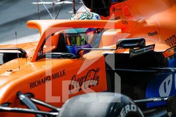 2021-03-12 - RICCIARDO Daniel (aus), McLaren MCL35M, action during the Formula 1 Pre-season testing 2020 from March 12 to 14, 2021 on the Bahrain International Circuit, in Sakhir, Bahrain - Photo Florent Gooden / DPPI - FORMULA 1 PRE-SEASON TESTING 2021 - FORMULA 1 - MOTORS