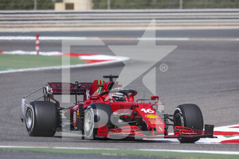 2021-03-12 - 16 LECLERC Charles (mco), Scuderia Ferrari SF21, action during the Formula 1 Pre-season testing 2020 from March 12 to 14, 2021 on the Bahrain International Circuit, in Sakhir, Bahrain - Photo Antonin Vincent / DPPI - FORMULA 1 PRE-SEASON TESTING 2021 - FORMULA 1 - MOTORS