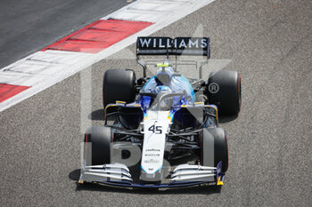 2021-03-12 - 45 NISSANY Roy (il), Test driver of Williams Racing, action during the Formula 1 Pre-season testing 2020 from March 12 to 14, 2021 on the Bahrain International Circuit, in Sakhir, Bahrain - Photo Antonin Vincent / DPPI - FORMULA 1 PRE-SEASON TESTING 2021 - FORMULA 1 - MOTORS