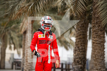 2021-03-12 - LECLERC Charles (mco), Scuderia Ferrari SF21, portrait during the Formula 1 Pre-season testing 2020 from March 12 to 14, 2021 on the Bahrain International Circuit, in Sakhir, Bahrain - Photo Florent Gooden / DPPI - FORMULA 1 PRE-SEASON TESTING 2021 - FORMULA 1 - MOTORS
