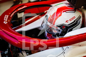 2021-03-12 - GIOVINAZZI Antonio (ita), Alfa Romeo Racing ORLEN C41, portrait cockpit during the Formula 1 Pre-season testing 2021 from March 12 to 14, 2021 on the Bahrain International Circuit, in Sakhir, Bahrain - Photo Florent Gooden / DPPI - FORMULA 1 PRE-SEASON TESTING 2021 - FORMULA 1 - MOTORS