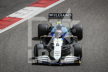 2021-03-13 - 06 LATIFI Nicholas (can), Williams Racing F1 FW43B, action during the Formula 1 Pre-season testing 2020 from March 12 to 14, 2021 on the Bahrain International Circuit, in Sakhir, Bahrain - Photo Antonin Vincent / DPPI - FORMULA 1 PRE-SEASON TESTING 2021 - FORMULA 1 - MOTORS