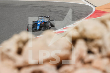 2021-03-13 - 14 ALONSO Fernando (spa), Alpine F1 A521, action during the Formula 1 Pre-season testing 2020 from March 12 to 14, 2021 on the Bahrain International Circuit, in Sakhir, Bahrain - Photo Antonin Vincent / DPPI - FORMULA 1 PRE-SEASON TESTING 2021 - FORMULA 1 - MOTORS