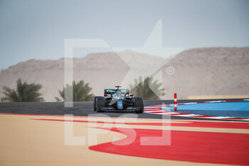 2021-03-13 - 18 STROLL Lance (can), Aston Martin F1 AMR21, action during the Formula 1 Pre-season testing 2020 from March 12 to 14, 2021 on the Bahrain International Circuit, in Sakhir, Bahrain - Photo Antonin Vincent / DPPI - FORMULA 1 PRE-SEASON TESTING 2021 - FORMULA 1 - MOTORS