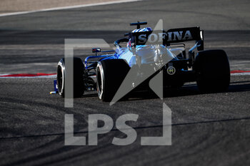 2021-03-14 - 63 RUSSELL George (gbr), Williams Racing F1 FW43B, action during the Formula 1 Pre-season testing 2020 from March 12 to 14, 2021 on the Bahrain International Circuit, in Sakhir, Bahrain - Photo Antonin Vincent / DPPI - FORMULA 1 PRE-SEASON TESTING 2021 - FORMULA 1 - MOTORS