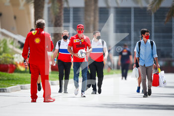 2021-03-25 - SAINZ Carlos (spa), Scuderia Ferrari SF21, portrait during Formula 1 Gulf Air Bahrain Grand Prix 2021 from March 26 to 28, 2021 on the Bahrain International Circuit, in Sakhir, Bahrain - Photo Florent Gooden / DPPI - FORMULA 1 GULF AIR BAHRAIN GRAND PRIX 2021 - FORMULA 1 - MOTORS