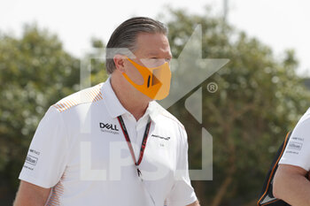 2021-03-26 - BROWN Zak (usa), Chief People & IT Officer of McLaren Racing, portrait during Formula 1 Gulf Air Bahrain Grand Prix 2021 from March 26 to 28, 2021 on the Bahrain International Circuit, in Sakhir, Bahrain - Photo Frédéric Le Floc?h / DPPI - FORMULA 1 GULF AIR BAHRAIN GRAND PRIX 2021 - FORMULA 1 - MOTORS
