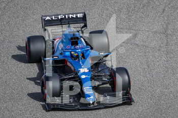 2021-03-26 - 14 ALONSO Fernando (spa), Alpine F1 A521, action during Formula 1 Gulf Air Bahrain Grand Prix 2021 from March 26 to 28, 2021 on the Bahrain International Circuit, in Sakhir, Bahrain - Photo Frédéric Le Floc?h / DPPI - FORMULA 1 GULF AIR BAHRAIN GRAND PRIX 2021 - FORMULA 1 - MOTORS