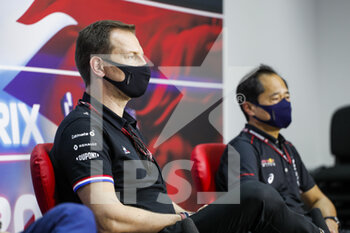 2021-03-26 - ROSSI Laurent (fra), CEO of Alpine, portrait, press conference during Formula 1 Gulf Air Bahrain Grand Prix 2021 from March 26 to 28, 2021 on the Bahrain International Circuit, in Sakhir, Bahrain - Photo Frédéric Le Floc?h / DPPI - FORMULA 1 GULF AIR BAHRAIN GRAND PRIX 2021 - FORMULA 1 - MOTORS