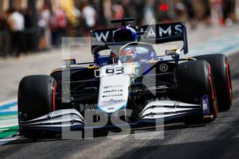 2021-03-26 - RUSSELL George (gbr), Williams Racing F1 FW43B, action during Formula 1 Gulf Air Bahrain Grand Prix 2021 from March 26 to 28, 2021 on the Bahrain International Circuit, in Sakhir, Bahrain - Photo Florent Gooden / DPPI - FORMULA 1 GULF AIR BAHRAIN GRAND PRIX 2021 - FORMULA 1 - MOTORS