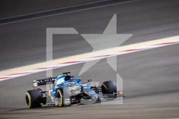 2021-03-26 - 14 ALONSO Fernando (spa), Alpine F1 A521, action during Formula 1 Gulf Air Bahrain Grand Prix 2021 from March 26 to 28, 2021 on the Bahrain International Circuit, in Sakhir, Bahrain - Photo Frédéric Le Floc?h / DPPI - FORMULA 1 GULF AIR BAHRAIN GRAND PRIX 2021 - FORMULA 1 - MOTORS