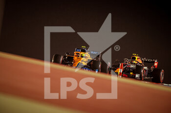 2021-03-27 - 04 NORRIS Lando (gbr), McLaren MCL35M, action during Formula 1 Gulf Air Bahrain Grand Prix 2021 from March 26 to 28, 2021 on the Bahrain International Circuit, in Sakhir, Bahrain - Photo DPPI - FORMULA 1 GULF AIR BAHRAIN GRAND PRIX 2021 - FORMULA 1 - MOTORS