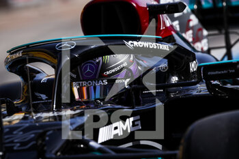2021-03-27 - 44 HAMILTON Lewis (gbr), Mercedes AMG F1 GP W12 E Performance, action during Formula 1 Gulf Air Bahrain Grand Prix 2021 from March 26 to 28, 2021 on the Bahrain International Circuit, in Sakhir, Bahrain - Photo Florent Gooden / DPPI - FORMULA 1 GULF AIR BAHRAIN GRAND PRIX 2021 - FORMULA 1 - MOTORS