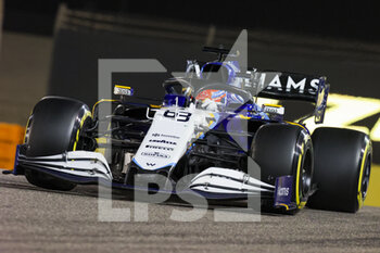 2021-03-28 - 63 RUSSELL George (gbr), Williams Racing F1 FW43B, action during Formula 1 Gulf Air Bahrain Grand Prix 2021 from March 26 to 28, 2021 on the Bahrain International Circuit, in Sakhir, Bahrain - Photo DPPI - FORMULA 1 GULF AIR BAHRAIN GRAND PRIX 2021 - FORMULA 1 - MOTORS
