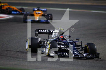 2021-03-28 - 10 GASLY Pierre (fra), Scuderia AlphaTauri Honda AT02, action during Formula 1 Gulf Air Bahrain Grand Prix 2021 from March 26 to 28, 2021 on the Bahrain International Circuit, in Sakhir, Bahrain - Photo Florent Gooden / DPPI - FORMULA 1 GULF AIR BAHRAIN GRAND PRIX 2021 - FORMULA 1 - MOTORS