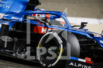 2021-03-28 - 31 OCON Esteban (fra), Alpine F1 A521, action during Formula 1 Gulf Air Bahrain Grand Prix 2021 from March 26 to 28, 2021 on the Bahrain International Circuit, in Sakhir, Bahrain - Photo Florent Gooden / DPPI - FORMULA 1 GULF AIR BAHRAIN GRAND PRIX 2021 - FORMULA 1 - MOTORS