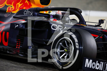 2021-03-28 - 33 VERSTAPPEN Max (nld), Red Bull Racing Honda RB16B, action during Formula 1 Gulf Air Bahrain Grand Prix 2021 from March 26 to 28, 2021 on the Bahrain International Circuit, in Sakhir, Bahrain - Photo Florent Gooden / DPPI - FORMULA 1 GULF AIR BAHRAIN GRAND PRIX 2021 - FORMULA 1 - MOTORS