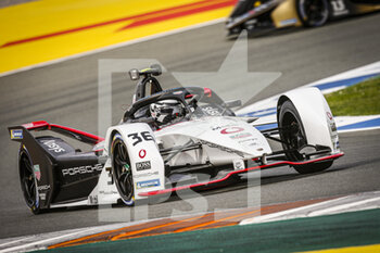 2021-04-23 - 36 Lotterer André (ger), TAG Heuer Porsche Formula E Team, Porsche 99X Electric, action during the 2021 Valencia ePrix, 3rd meeting of the 2020-21 Formula E World Championship, on the Circuit Ricardo Tormo from April 23 to 25, in Valencia, Spain - Photo François Flamand / DPPI - 2021 VALENCIA EPRIX, 3RD MEETING OF THE 2020-21 FORMULA E WORLD CHAMPIONSHIP - FORMULA E - MOTORS