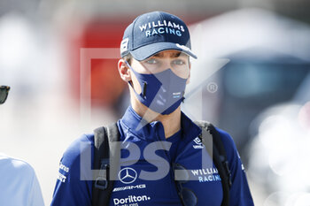 2021-05-02 - RUSSELL George (gbr), Williams Racing F1 FW43B, portrait during the Formula 1 Heineken Grande Prémio de Portugal 2021 from April 30 to May 2, 2021 on the Algarve International Circuit, in Portimao, Portugal - Photo Xavi Bonilla / DPPI - FORMULA 1 HEINEKEN GRANDE PREMIO DE PORTUGAL 2021 - FORMULA 1 - MOTORS