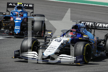 2021-05-02 - 63 RUSSELL George (gbr), Williams Racing F1 FW43B, action and 31 OCON Esteban (fra), Alpine F1 A521, action during the Formula 1 Heineken Grande Prémio de Portugal 2021 from April 30 to May 2, 2021 on the Algarve International Circuit, in Portimao, Portugal - Photo Xavi Bonilla / DPPI - FORMULA 1 HEINEKEN GRANDE PREMIO DE PORTUGAL 2021 - FORMULA 1 - MOTORS
