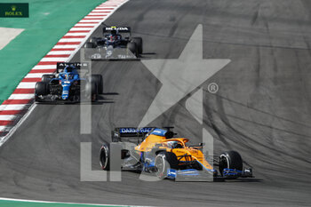 2021-05-02 - 03 RICCIARDO Daniel (aus), McLaren MCL35M, action in front of 14 ALONSO Fernando (spa), Alpine F1 A521, action and 10 GASLY Pierre (fra), Scuderia AlphaTauri Honda AT02, action during the Formula 1 Heineken Grande Prémio de Portugal 2021 from April 30 to May 2, 2021 on the Algarve International Circuit, in Portimao, Portugal - Photo Xavi Bonilla / DPPI - FORMULA 1 HEINEKEN GRANDE PREMIO DE PORTUGAL 2021 - FORMULA 1 - MOTORS