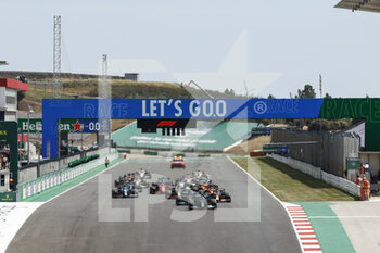 2021-05-02 - Race start of the race, depart, during the Formula 1 Heineken Grande Prémio de Portugal 2021 from April 30 to May 2, 2021 on the Algarve International Circuit, in Portimao, Portugal - Photo DPPI - FORMULA 1 HEINEKEN GRANDE PREMIO DE PORTUGAL 2021 - FORMULA 1 - MOTORS