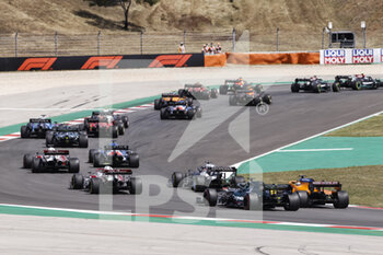 2021-05-02 - Race start of the race, depart, during the Formula 1 Heineken Grande Prémio de Portugal 2021 from April 30 to May 2, 2021 on the Algarve International Circuit, in Portimao, Portugal - Photo DPPI - FORMULA 1 HEINEKEN GRANDE PREMIO DE PORTUGAL 2021 - FORMULA 1 - MOTORS