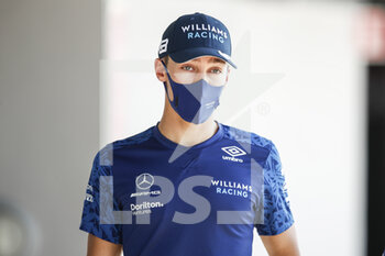 2021-05-06 - RUSSELL George (gbr), Williams Racing F1 FW43B, portrait during the Formula 1 Aramco Gran Premio De Espana 2021 from May 07 to 10, 2021 on the Circuit de Barcelona-Catalunya, in Montmelo, near Barcelona, Spain - Photo Xavi Bonilla / DPPI - FORMULA 1 ARAMCO GRAN PREMIO DE ESPANA 2021 - FORMULA 1 - MOTORS