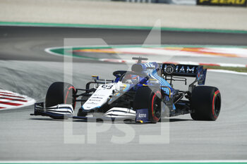 2021-05-08 - 63 RUSSELL George (gbr), Williams Racing F1 FW43B, action during the Formula 1 Aramco Gran Premio De Espana 2021 from May 07 to 10, 2021 on the Circuit de Barcelona-Catalunya, in Montmelo, near Barcelona, Spain - Photo Xavi Bonilla / DPPI - FORMULA 1 ARAMCO GRAN PREMIO DE ESPANA 2021 - FORMULA 1 - MOTORS