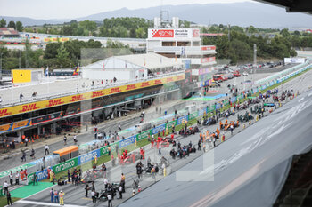 2021-05-09 - starting grid, grille de depart, during the Formula 1 Aramco Gran Premio De Espana 2021 from May 07 to 10, 2021 on the Circuit de Barcelona-Catalunya, in Montmelo, near Barcelona, Spain - Photo Antonin Vincent / DPPI - FORMULA 1 ARAMCO GRAN PREMIO DE ESPANA 2021 - FORMULA 1 - MOTORS