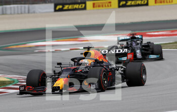 2021-05-09 - 33 VERSTAPPEN Max (nld), Red Bull Racing Honda RB16B, action during the Formula 1 Aramco Gran Premio De Espana 2021 from May 07 to 10, 2021 on the Circuit de Barcelona-Catalunya, in Montmelo, near Barcelona, Spain - Photo DPPI - FORMULA 1 ARAMCO GRAN PREMIO DE ESPANA 2021 - FORMULA 1 - MOTORS