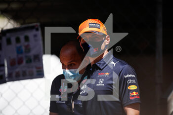 2021-05-19 - VERSTAPPEN Max (ned), Red Bull Racing Honda RB16B, portrait during the 2021 Formula One World Championship, Grand Prix of Monaco from on May 20 to 23 in Monaco - Photo Florent Gooden / DPPI - 2021 FORMULA ONE WORLD CHAMPIONSHIP, GRAND PRIX OF MONACO - FORMULA 1 - MOTORS