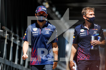 2021-05-19 - PEREZ Sergio (mex), Red Bull Racing Honda RB16B, portrait during the 2021 Formula One World Championship, Grand Prix of Monaco from on May 20 to 23 in Monaco - Photo Florent Gooden / DPPI - 2021 FORMULA ONE WORLD CHAMPIONSHIP, GRAND PRIX OF MONACO - FORMULA 1 - MOTORS
