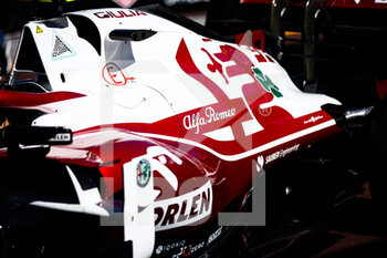 2021-05-19 - Alfa Romeo Racing ORLEN C41, mechanical detail during the 2021 Formula One World Championship, Grand Prix of Monaco from on May 20 to 23 in Monaco - Photo Antonin Vincent / DPPI - 2021 FORMULA ONE WORLD CHAMPIONSHIP, GRAND PRIX OF MONACO - FORMULA 1 - MOTORS