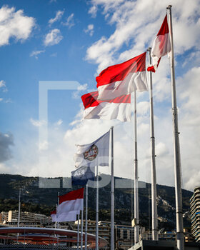 2021-05-19 - flag, drapeau, illustration during the 2021 Formula One World Championship, Grand Prix of Monaco from on May 20 to 23 in Monaco - Photo Antonin Vincent / DPPI - 2021 FORMULA ONE WORLD CHAMPIONSHIP, GRAND PRIX OF MONACO - FORMULA 1 - MOTORS