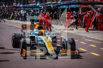 2021-05-19 - 03 RICCIARDO Daniel (aus), McLaren MCL35M, action during the 2021 Formula One World Championship, Grand Prix of Monaco from on May 20 to 23 in Monaco - Photo Antonin Vincent / DPPI - 2021 FORMULA ONE WORLD CHAMPIONSHIP, GRAND PRIX OF MONACO - FORMULA 1 - MOTORS