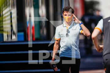 2021-05-20 - NORRIS Lando (gbr), McLaren MCL35M, portrait during the 2021 Formula One World Championship, Grand Prix of Monaco from on May 20 to 23 in Monaco - Photo Antonin Vincent / DPPI - 2021 FORMULA ONE WORLD CHAMPIONSHIP, GRAND PRIX OF MONACO - FORMULA 1 - MOTORS