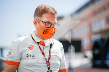 2021-05-20 - SEIDL Andreas, Team Principal of McLaren Racing, portrait during the 2021 Formula One World Championship, Grand Prix of Monaco from on May 20 to 23 in Monaco - Photo Antonin Vincent / DPPI - 2021 FORMULA ONE WORLD CHAMPIONSHIP, GRAND PRIX OF MONACO - FORMULA 1 - MOTORS