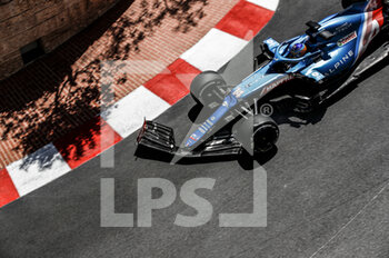 2021-05-20 - 14 ALONSO Fernando (spa), Alpine F1 A521, action during the 2021 Formula One World Championship, Grand Prix of Monaco from on May 20 to 23 in Monaco - Photo Florent Gooden / DPPI - 2021 FORMULA ONE WORLD CHAMPIONSHIP, GRAND PRIX OF MONACO - FORMULA 1 - MOTORS