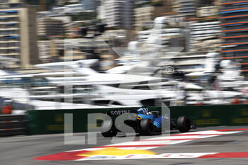 2021-05-20 - RUSSELL George (gbr), Williams Racing F1 FW43B, action during the 2021 Formula One World Championship, Grand Prix of Monaco from on May 20 to 23 in Monaco - Photo DPPI - 2021 FORMULA ONE WORLD CHAMPIONSHIP, GRAND PRIX OF MONACO - FORMULA 1 - MOTORS